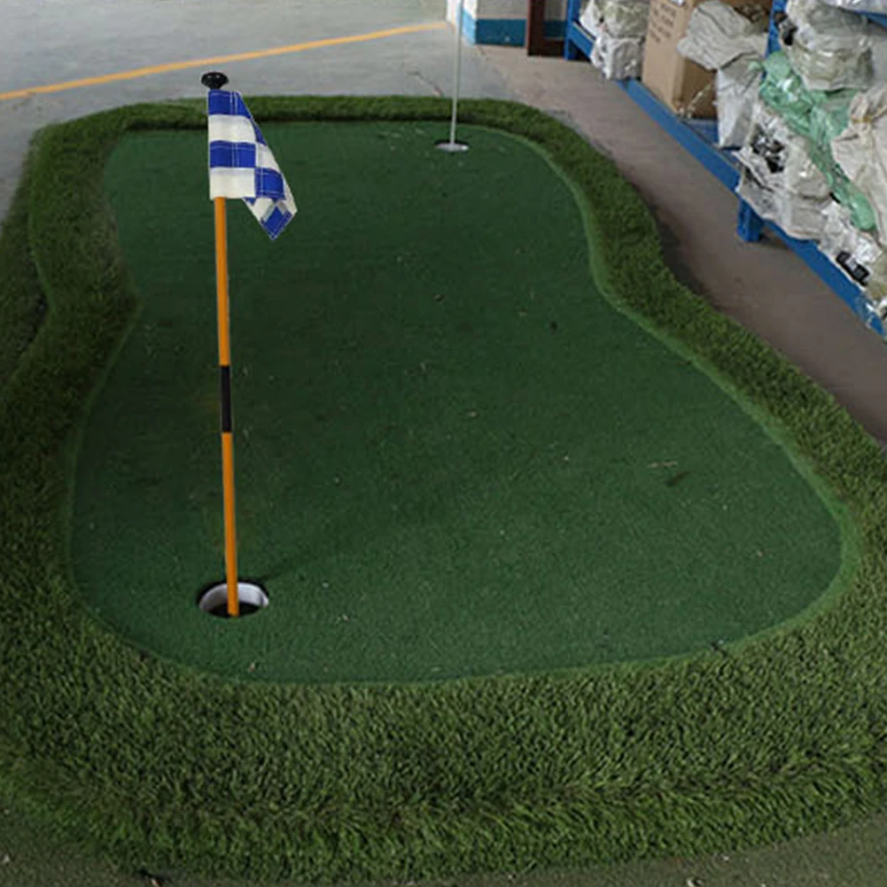 

Training Aids Backyard Putting Green Home Garden Stick Hole Cup Portable Outdoor Sports Golf Flag Detachable Easy Install Nylon