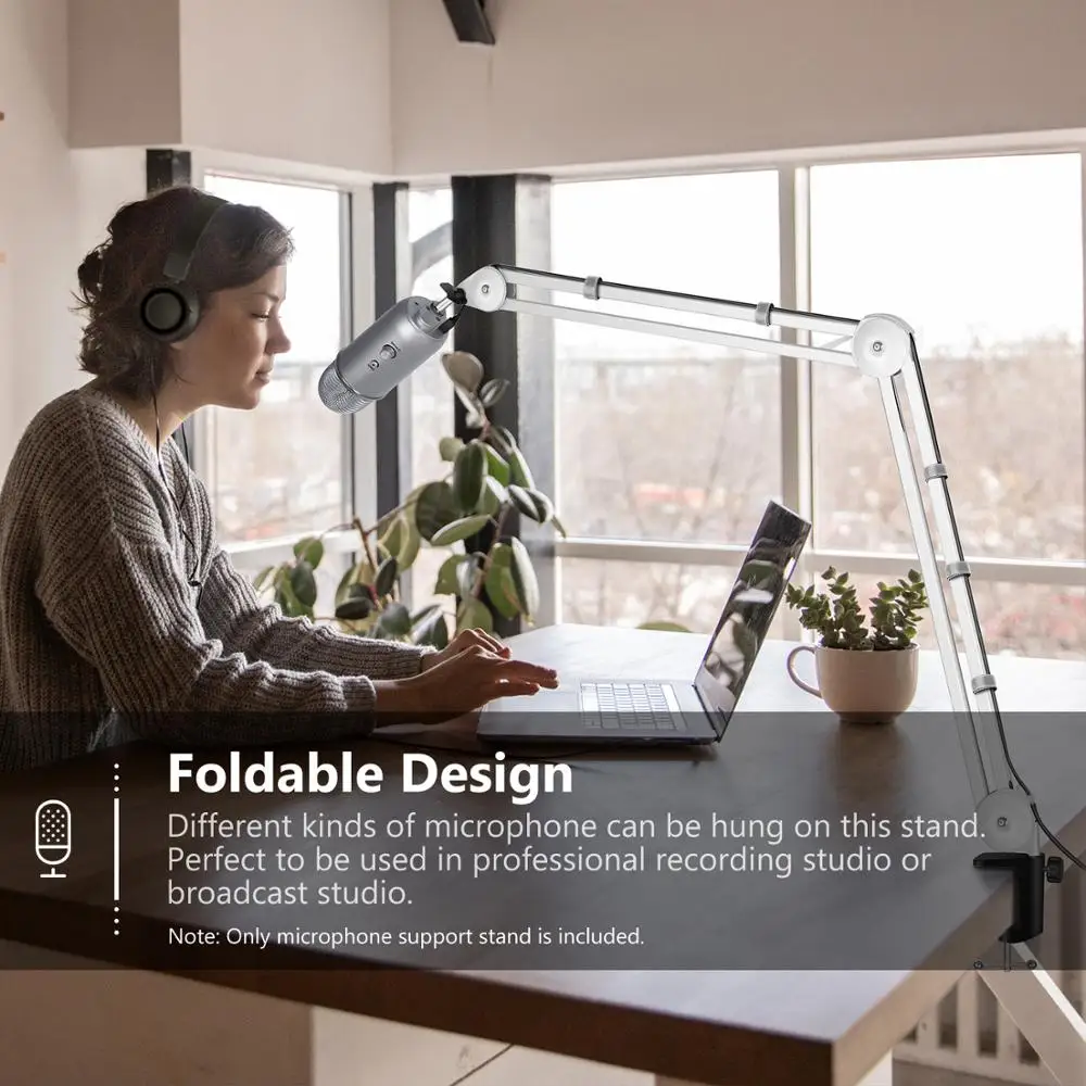 Neewer модернизированная большая прочная подставка для микрофона совместимая с