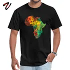 Мужская футболка из Акварельная Художественная печать хлопка, с принтом в виде африканского слона, обезьяны, 100%