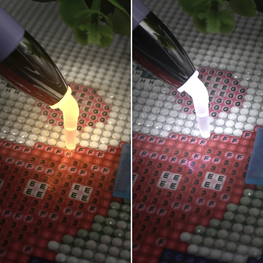 Ручка со светодиодсветодиодный подсветкой для алмазной живописи 5D ручка с