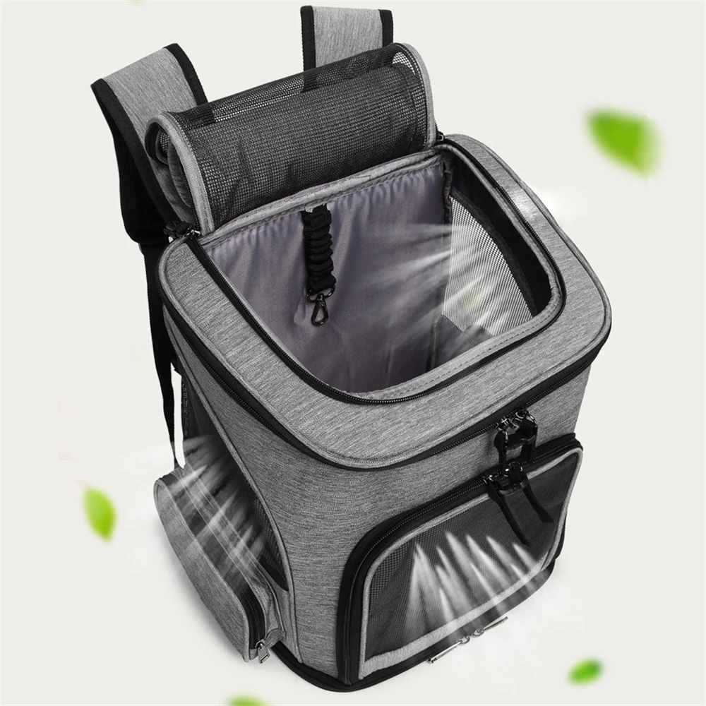 Складные льняные сумка рюкзак для маленькой собаки кошки домашние животные на