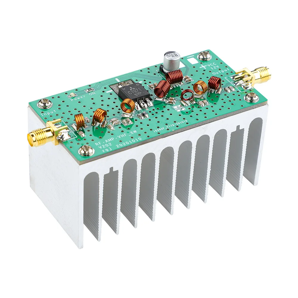 Усилитель мощности AIYIMA 6 Вт 140-170 МГц УКВ 12 В для FM-передатчика радиолюбительского