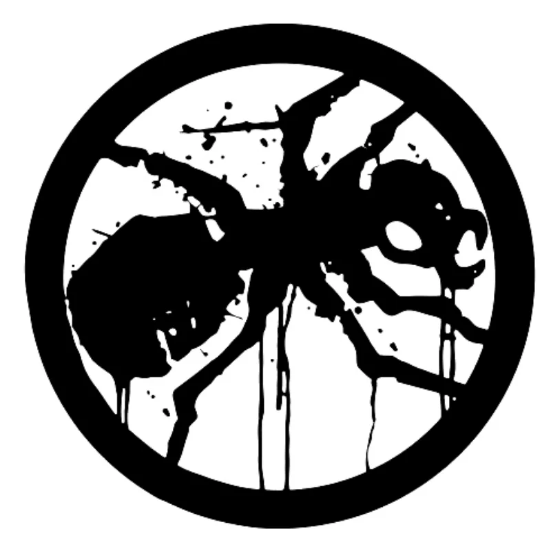 

Hot Black Spider Trapped Inside The Ring Prodigy Car Sticker Vinyl Car Styling Cover Scratches Motorcycl PVC 13cm X 13cm