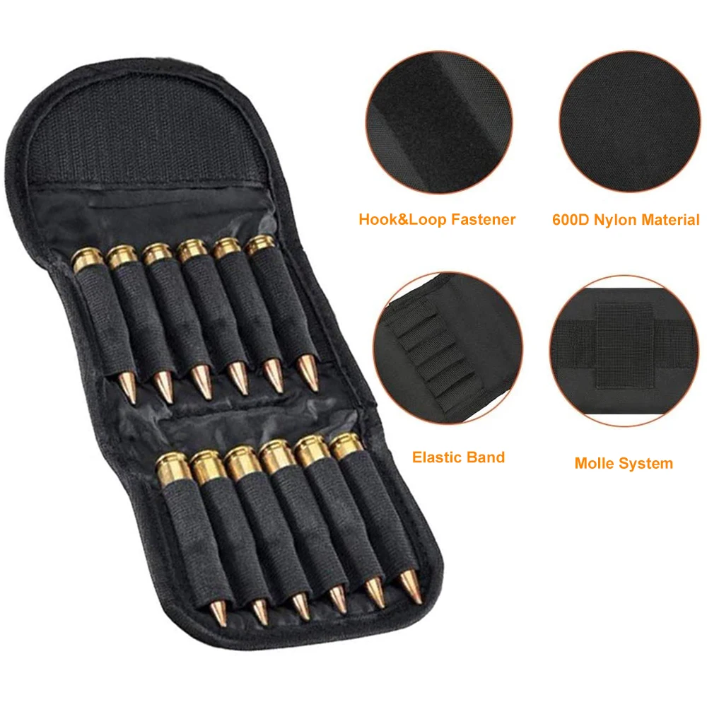 Тактический 12/14 круглый чехол для патронов складной держатель винтовки