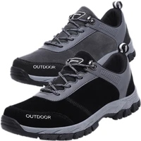 plus size 39 49 holfredterse hiking boots for mens trail wide fit trekking ankle cow leather outdoor waterproof walking shoes