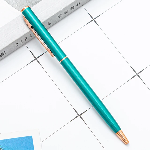 Лазерная гравировка логотипа металла Xiaogaoshi разноцветная шариковая ручка можно настроить бизнес Школа Офис Канцтовары подарок авторучка для подписи