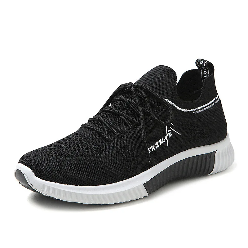 

2021 New Mesh Casual Women's Shoes Flowers Lightweight Comfortable Breathable Athletic Sneakers for Women Walking Running Shoes