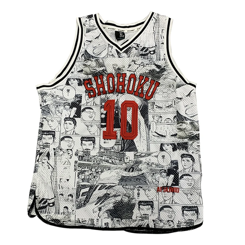 

cartoon printing Embroidery Sleeveless summer vest Harajuku loose and comfortable Jogger oversized Hiphop high street michalkova