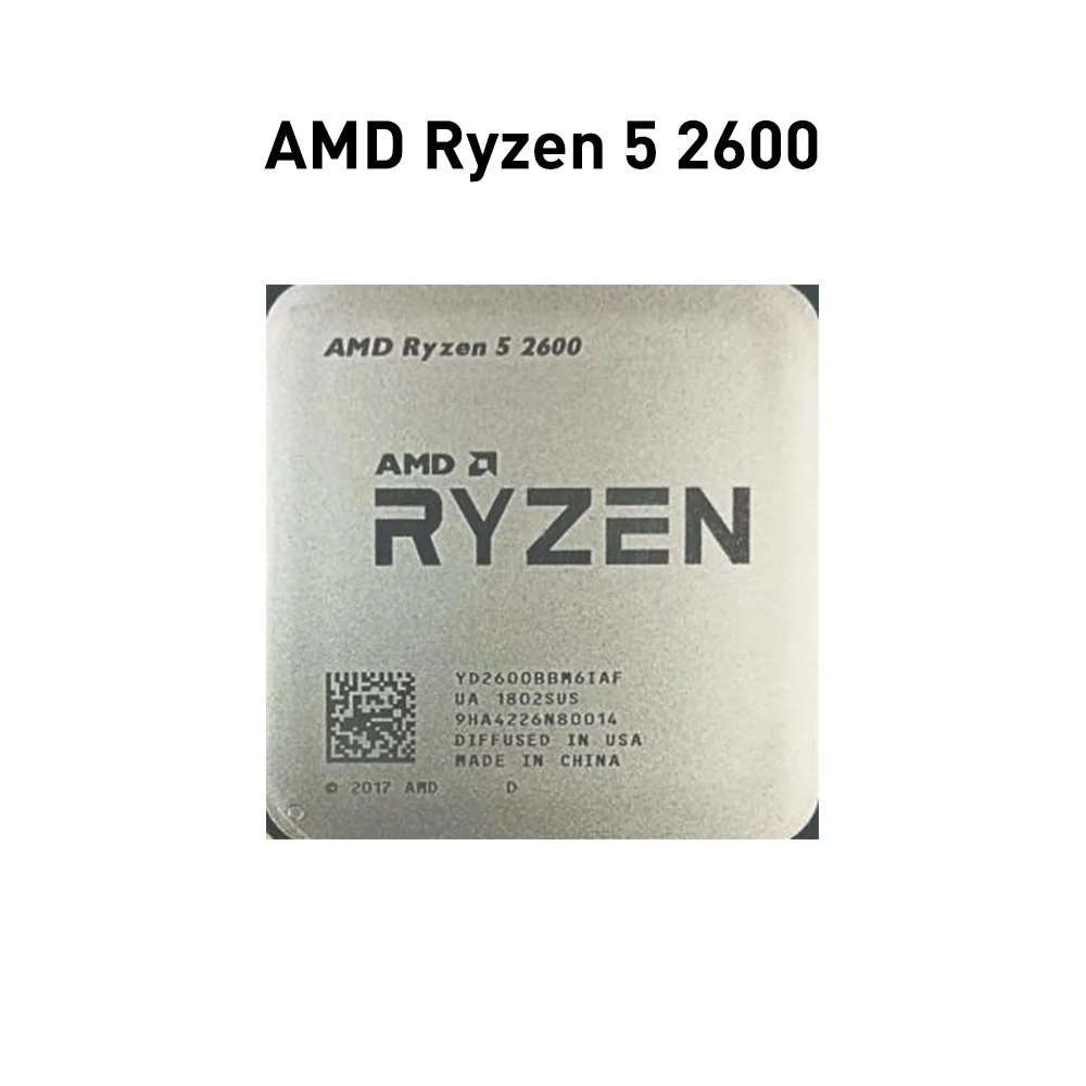 Процессор amd ryzen 5 2600 cpu 3 4 GHz 6 Core 12 Thread 65W TDP processador Socket am4 Настольный без