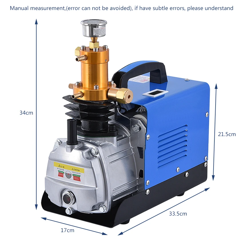 30MPA воздушный насос высокого давления маленький одноцилиндровый водяного