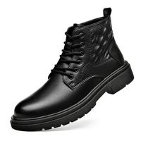 2022 new men boots outdoor winter shoes non slip mens brand quality leather ankle boots comfortable casual boots for men