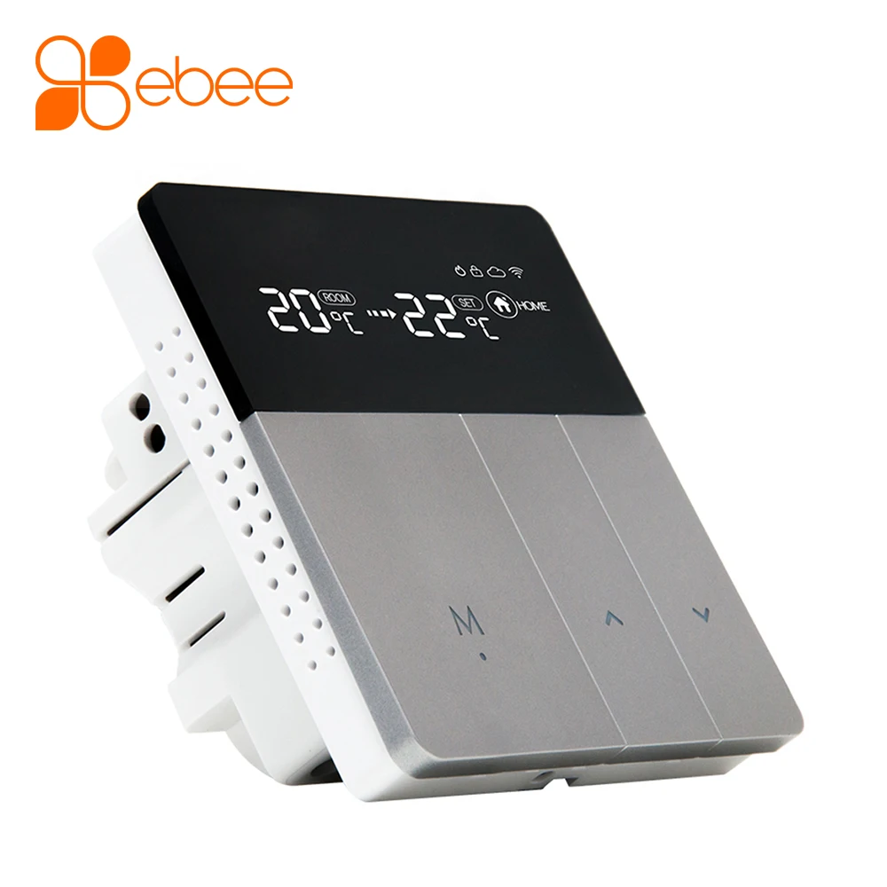 Термостат EBEE Tuya с Wi Fi умный контроллер температуры для газового