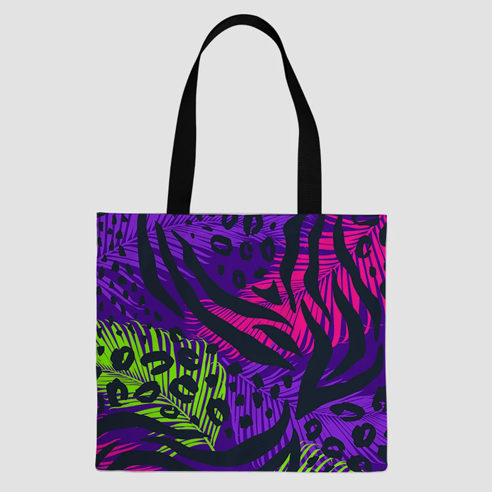 

Pbstract Pattern Ladies Premium Handbag, Foldable Party Shopping School Students, Fashionable Canvas Bag