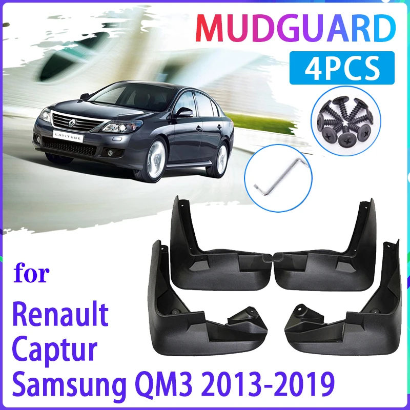 

4 PCS Car Mud Flaps for Renault Latitude 2010~2019 Mudguard Splash Guards Fender Mudflaps Auto Accessories
