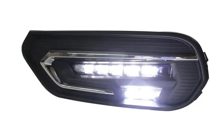 Drl Automovil Cob дневные ходовые авто лампы Автомобильные светодиодные фары передние противотуманные задние Автомобильные фары в сборе 17 для Honda Avancier