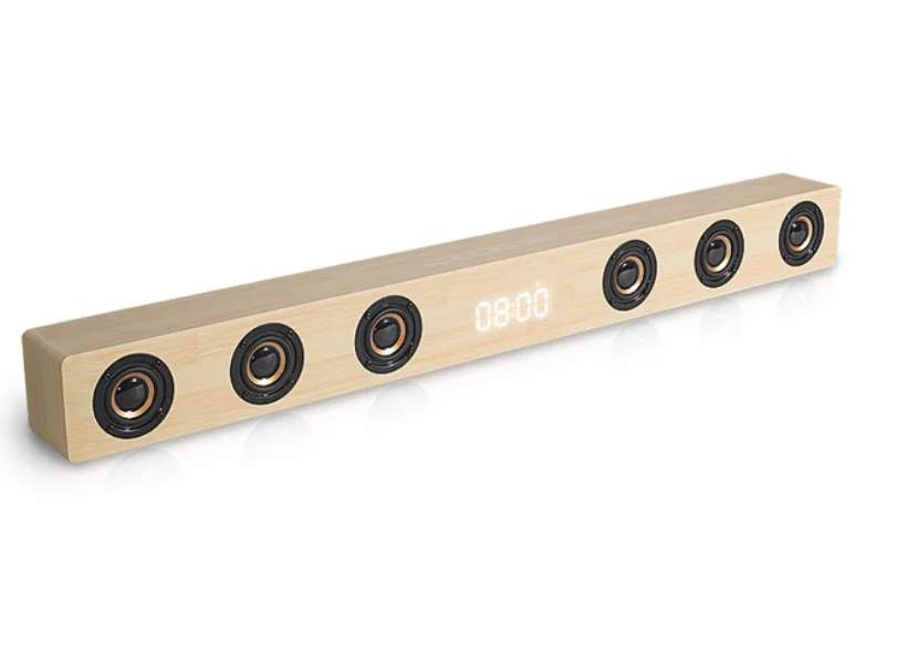 Домашний кинотеатр спикер s wless 30 Вт динамик НЧ-динамик ТВ Саундбар bluetooth с RCA HDMI Hifi стерео звук деревянный пульт дистанционного управления - Цвет: Цвет: желтый