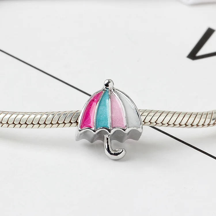 August новая эмалированная подвеска в виде зонтика из бисера ювелирное изделие