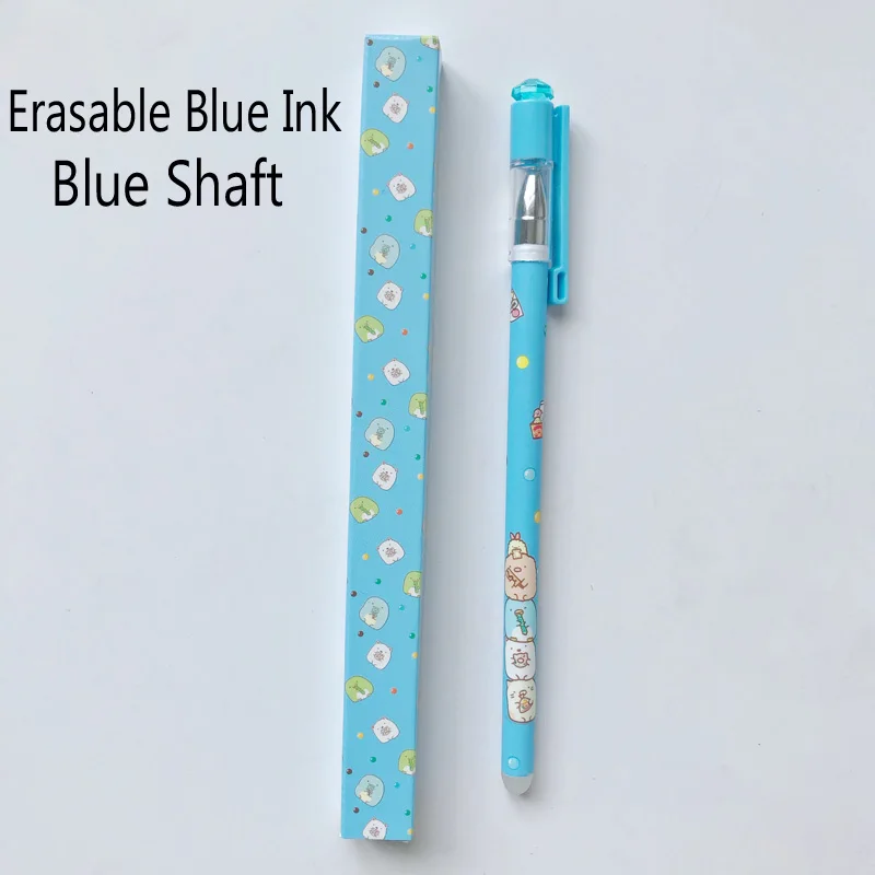 1PC Blue Shaft Романтическая гелевая ручка Sakura, Ручка-роллер для школы, офиса, студенческие канцелярские принадлежности, черные чернила для ручки 0,38 мм - Цвет: 1PC Blue Shaft