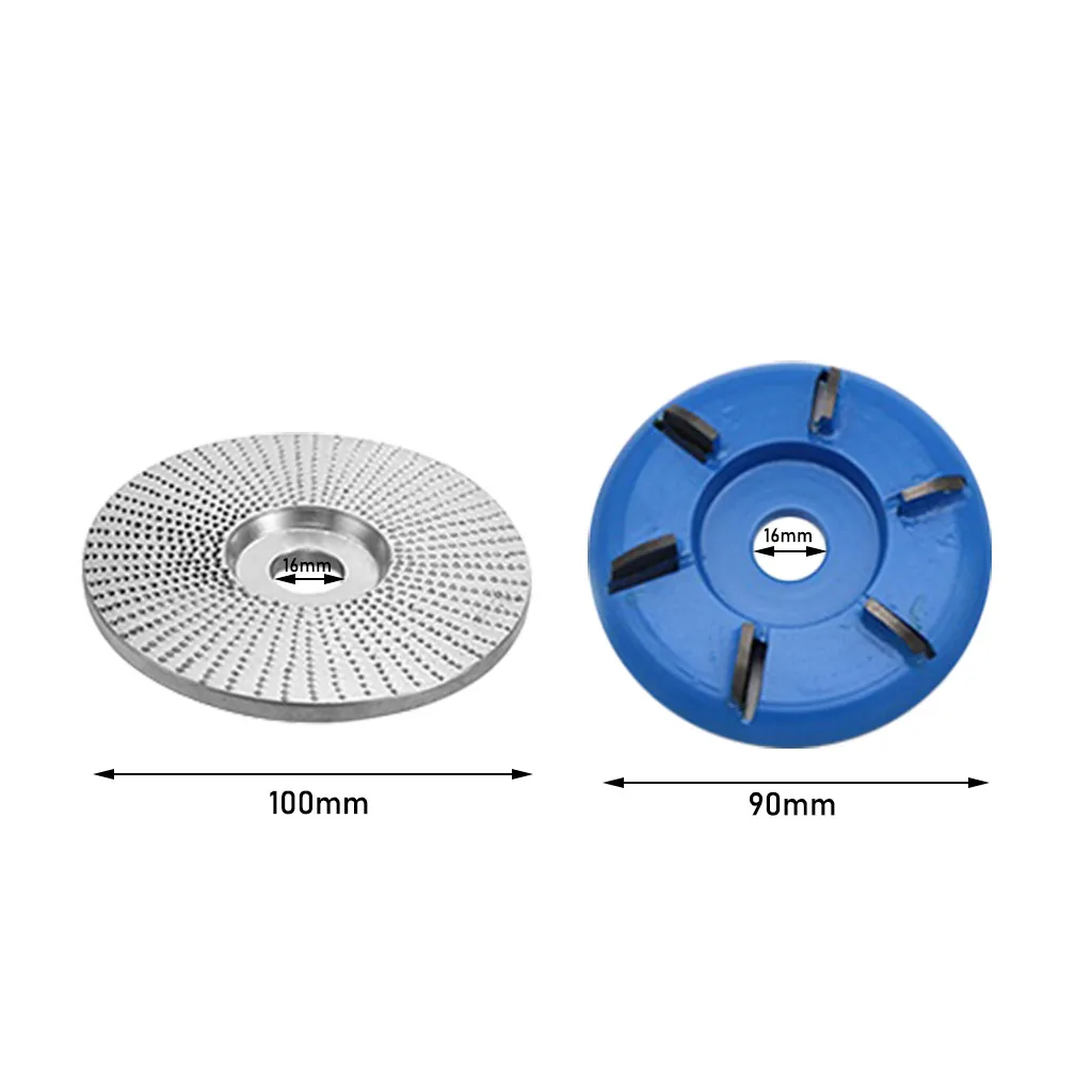 2 шт. карбида древесины шлифовальный резьба формирование диск для угловая