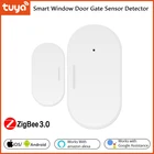 Умный детектор окон Tuya ZigBee, умное устройство управления через приложение