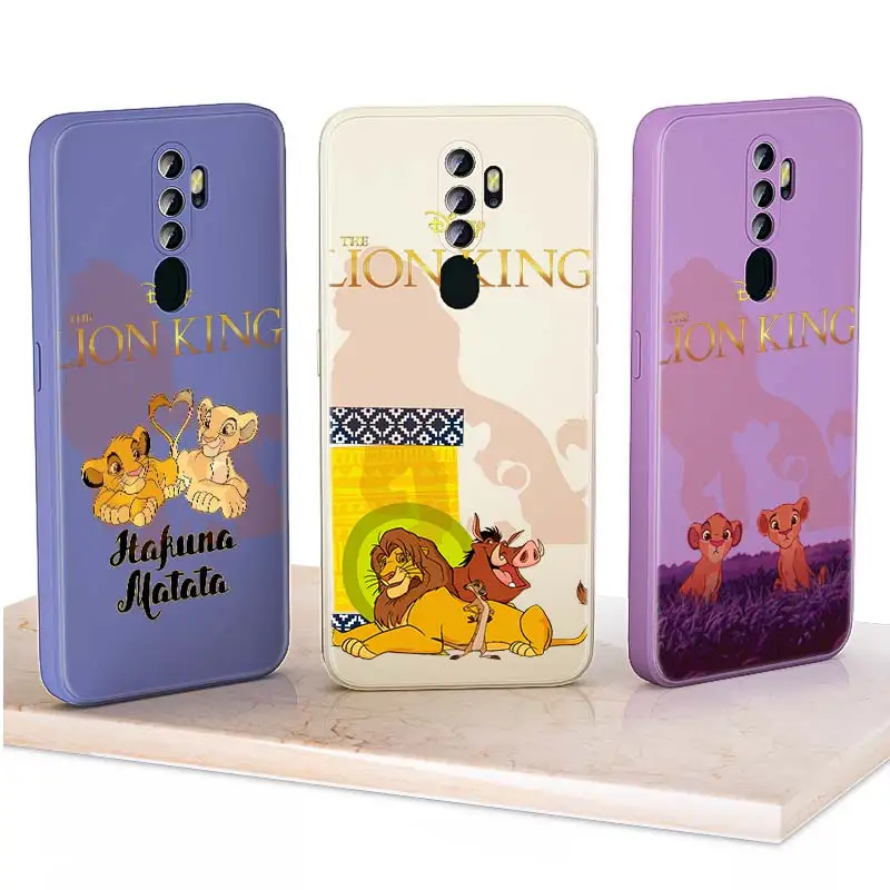 

The Lion King For OPPO A74 A73 A55 A54 A52 A11 A94 A93 A92 A91 A11K A9 A16 A7 A1K 2020 Liquid Silicone TPU Phone Case