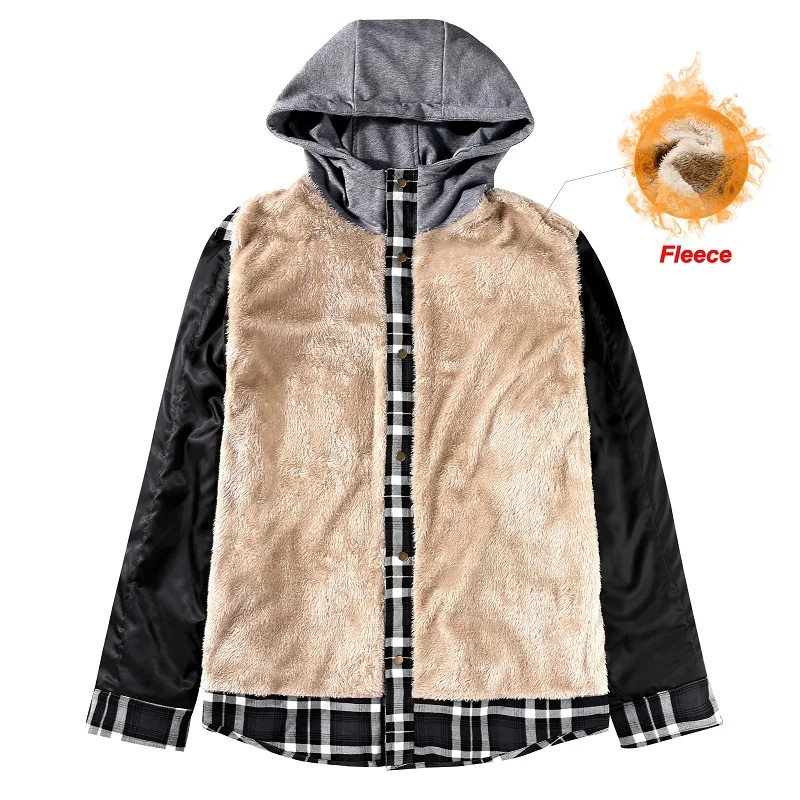 Мужская зимняя теплая хлопковая куртка 2021 с бархатной подкладкой - купить по