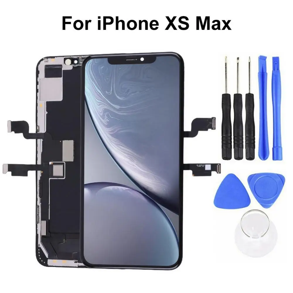 

Elekworld класс для iPhone XS max Amoled TFT с 3D сенсорным дигитайзером в сборе iPhone XS max ЖК-экран Замена дисплея