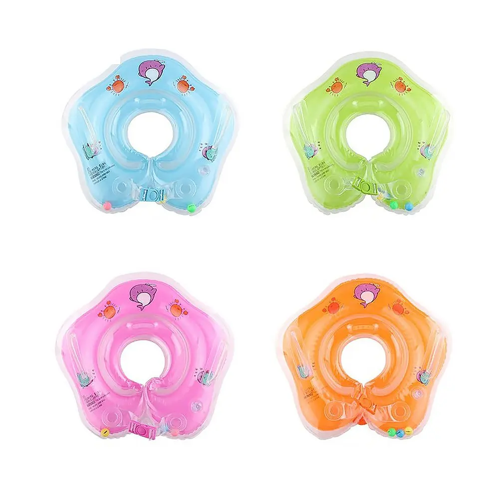 Accesorios de nataci&oacute;n para beb&eacute;s, anillo de cuello, tubo de seguridad infantil, flotador circular para el ba&ntilde;o, flamenco inflable, agua inflable-4