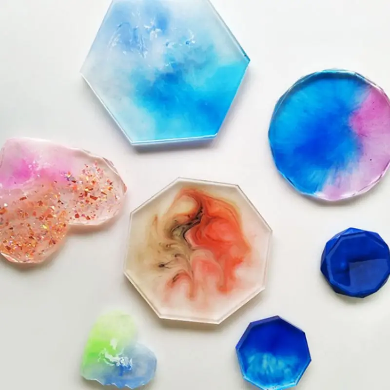 

4 шт./компл. ручные каботажные изделия пресс-формы "сделай сам" для изготовления УФ Смола из хрустальной эпоксидной формы T84A