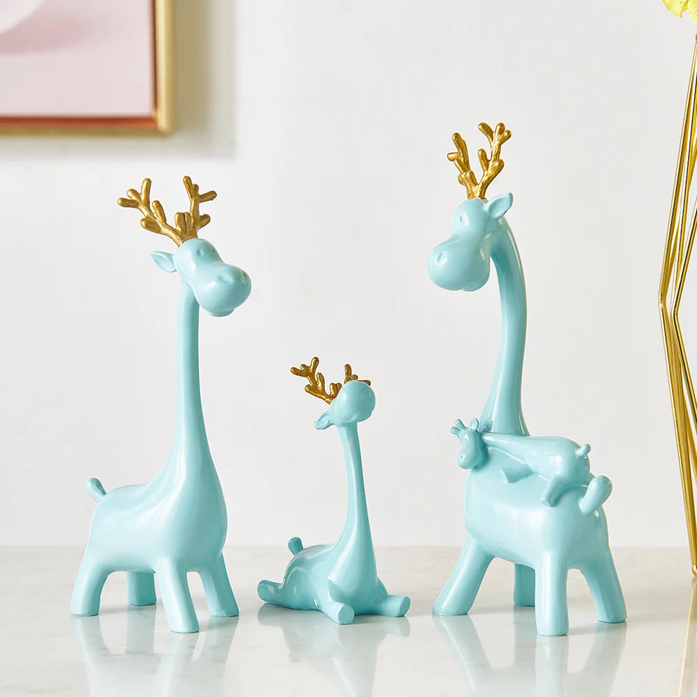 Декоративный Декор для дома фигурки животных в фигурном стиле офисные