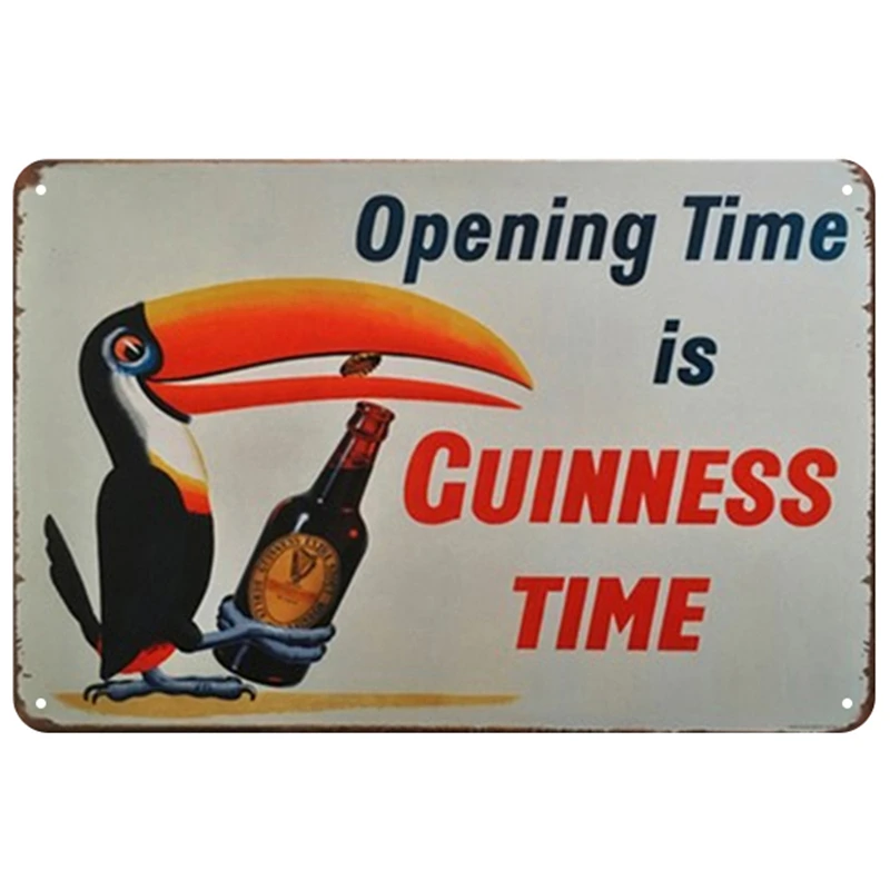 Guinness табличка, металлическая винтажная жестяная вывеска, булавка, потертый шик, Декор, винтажные металлические знаки, украшение для бара, металлический плакат для паба, металлическая пластина - Цвет: 3