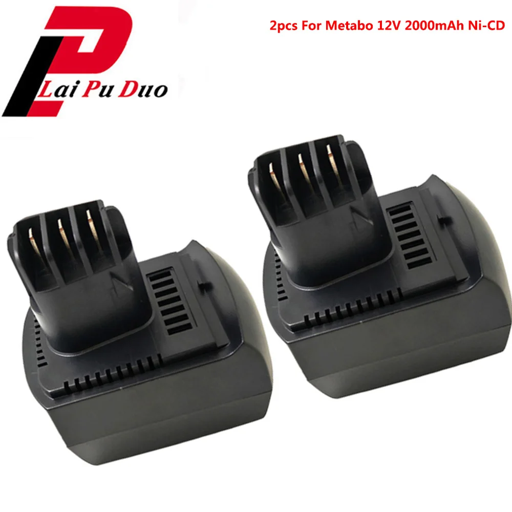 2 шт. аккумуляторные батарейки 12 в 2000 мА · ч Ni-CD Сменный аккумулятор для