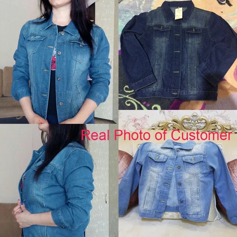 Куртка джинсовая короткая голубой бомбер из денима Повседневная рваная верхняя