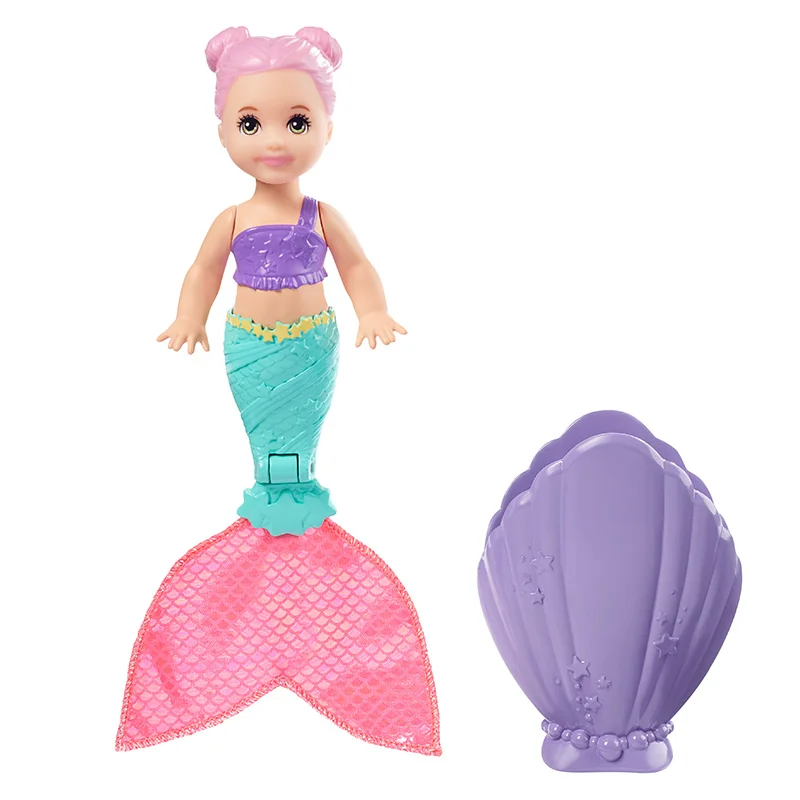 Оригинальная мини-кукла Барби с юбкой-годе открытая Веселая игрушка-сюрприз