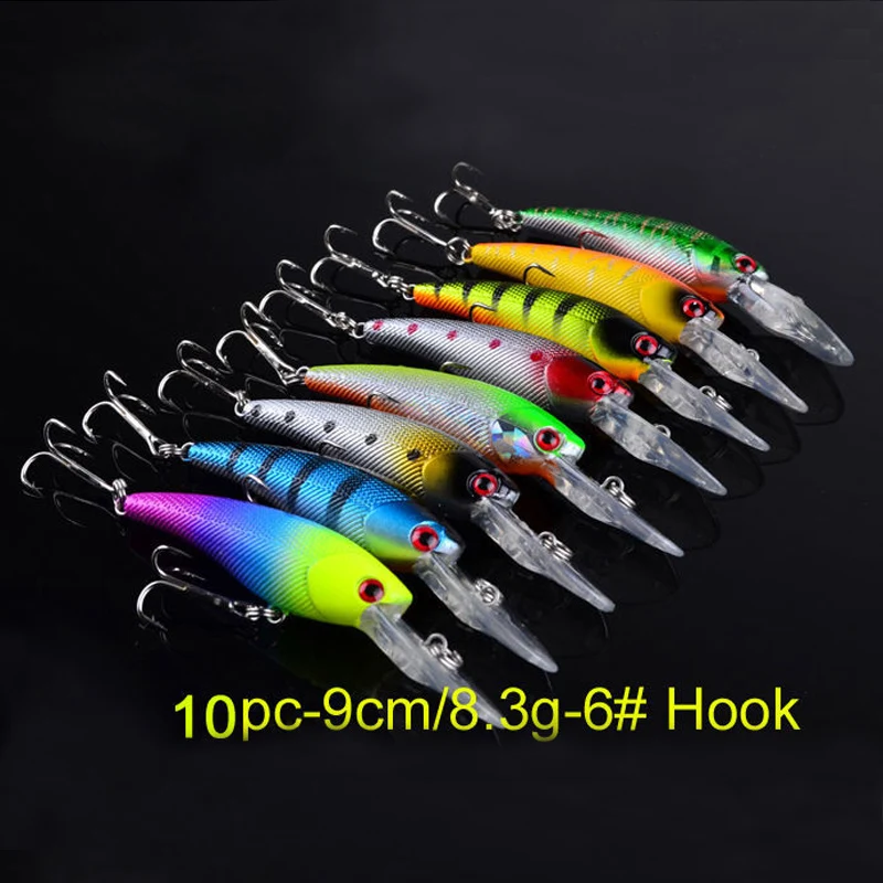 Набор рыболовных приманок Minnow смешанных 20 шт./компл. набор искусственных жестких