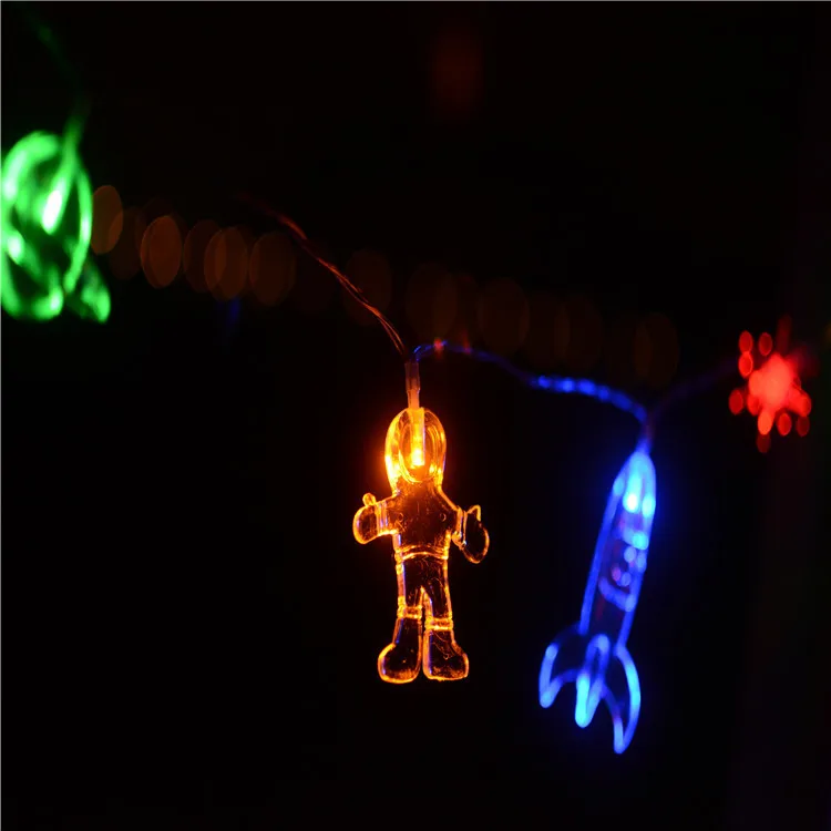 Космонавты и ракеты Марс космический корабль струнный светильник Космос