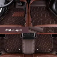 Good quality! Custom special car floor mats for Mercedes Benz GLC 200 220d 250 300 2021-2015 waterproof double layers carpets