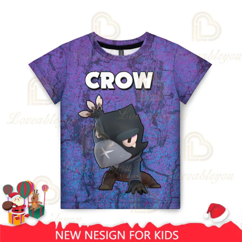 Футболка для мальчиков и девочек 3D топы с рисунком звезд стрельбы из игры PRIMO