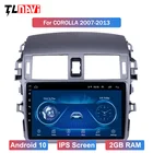 Автомагнитола для Toyota Corolla 10,0-2008, мультимедийный проигрыватель на Android 2012, 2 DIN, GPS, видео, DVD, IPS
