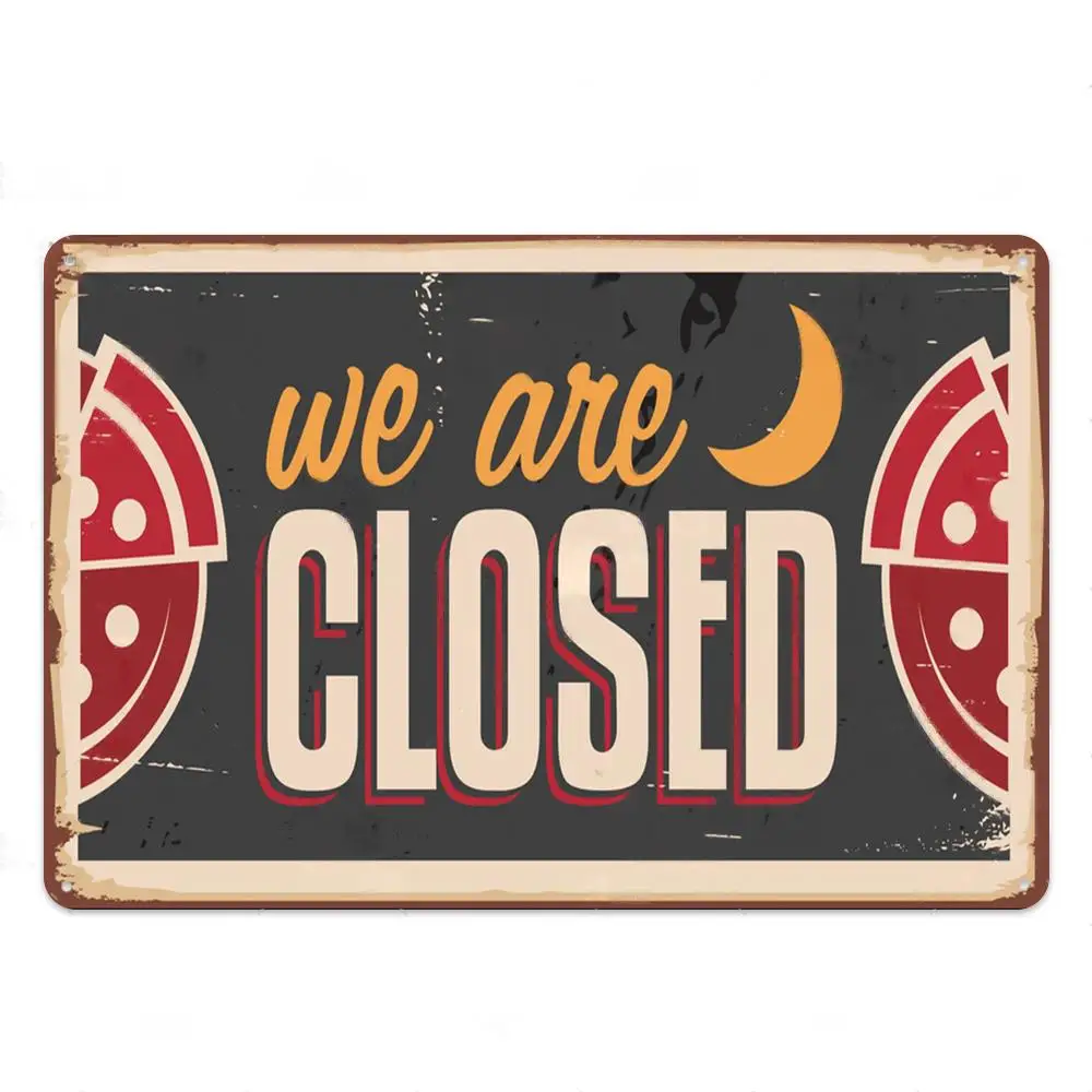 

New Food Painting Delicious Cupcakes Metal Sticker Tin Signs Cafe Kitchen Decor Pizza Poster Vintage Plaque Wall Decor