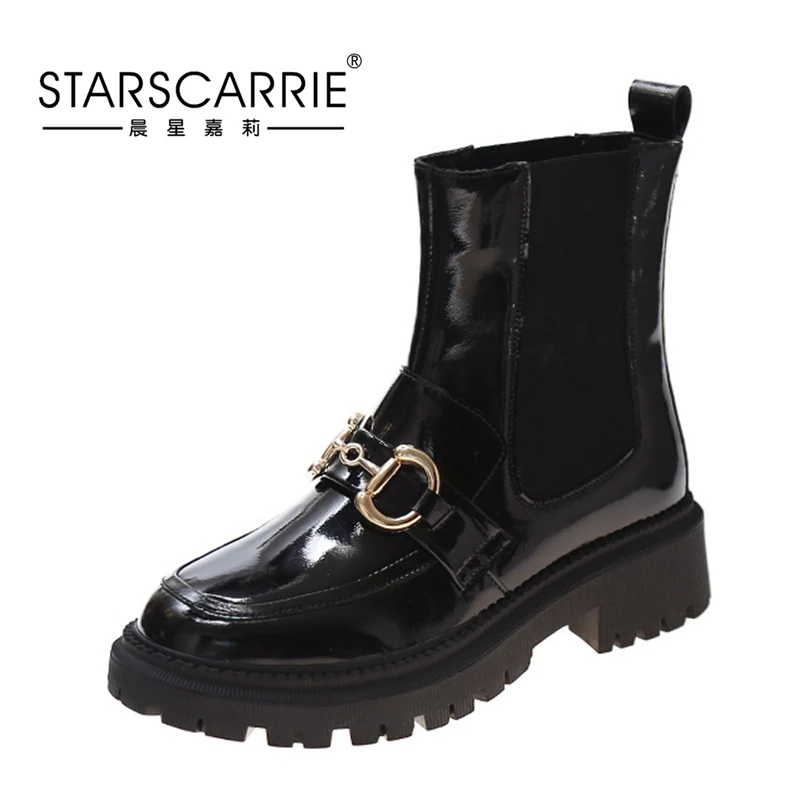 Ботинки Martin женские 2020 Новый британский стиль декоративная пряжка из