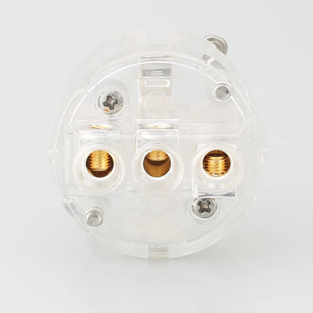 Виборг VE503S штепсельная вилка Европейского типа из чистой меди с серебряным