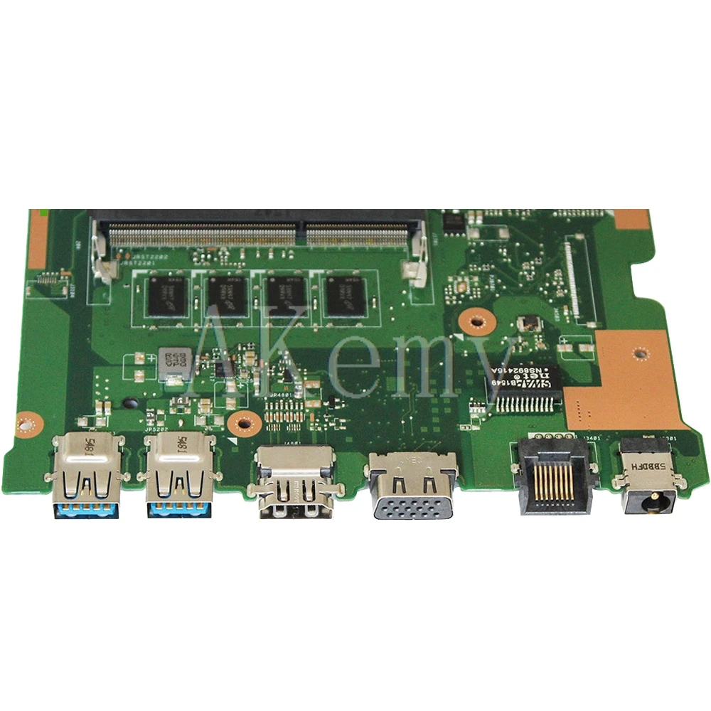 Материнская плата Akemy EDP X555LB для For Asus X555LJ X555LF X555LD X555L Loptop материнская mainboard I7-5500/4G RAM