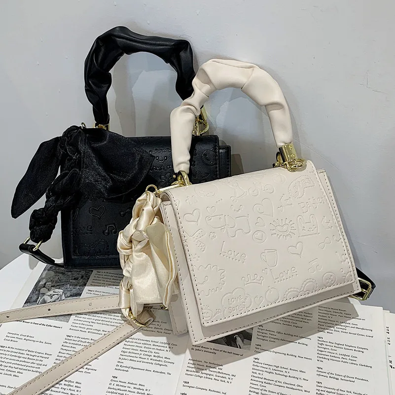 

High-quality Spring and Summer 2021new Trendy Fashion One-shoulder Messenger Bag Ladies High-end Portable Small Square Bag Women