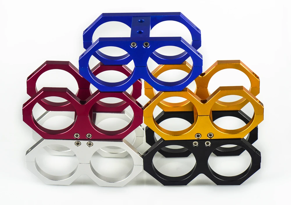 60 мм двойной алюминиевый Монтажный кронштейн для топливного насоса 044 зажим