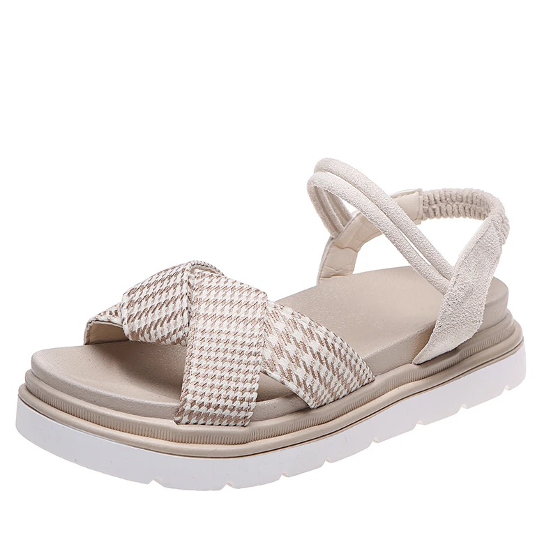 

Sandals Women Summer New Fashion Women's Sandals 2021 Leisure All-match Comfortable Round Head Open Toe Sandals Platform Shoes