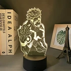 Светодиодсветильник лампа в стиле аниме juютсу Kaisen Ryomen Sukuna frохранная для детской спальни, декоративный ночсветильник, подарок другу, манга, светодиодная лампа Ryomen Sukuna