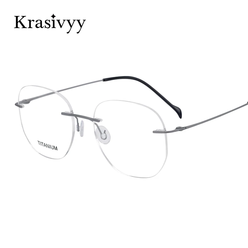 Мужские и женские очки без оправы Krasivyy брендовые дизайнерские Безвинтовые по