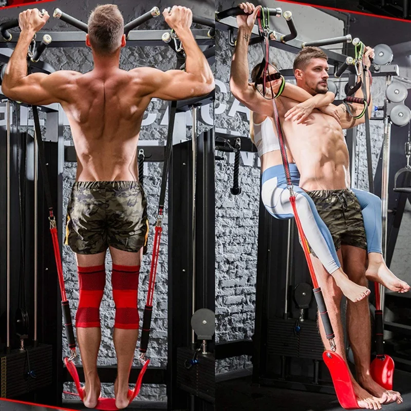 

Pull Up Assistance Bands System,Pull-Up Assist Bands Heavy-Duty Pull Up Resistance Bands for Chin-Up Workout,PU Pedal