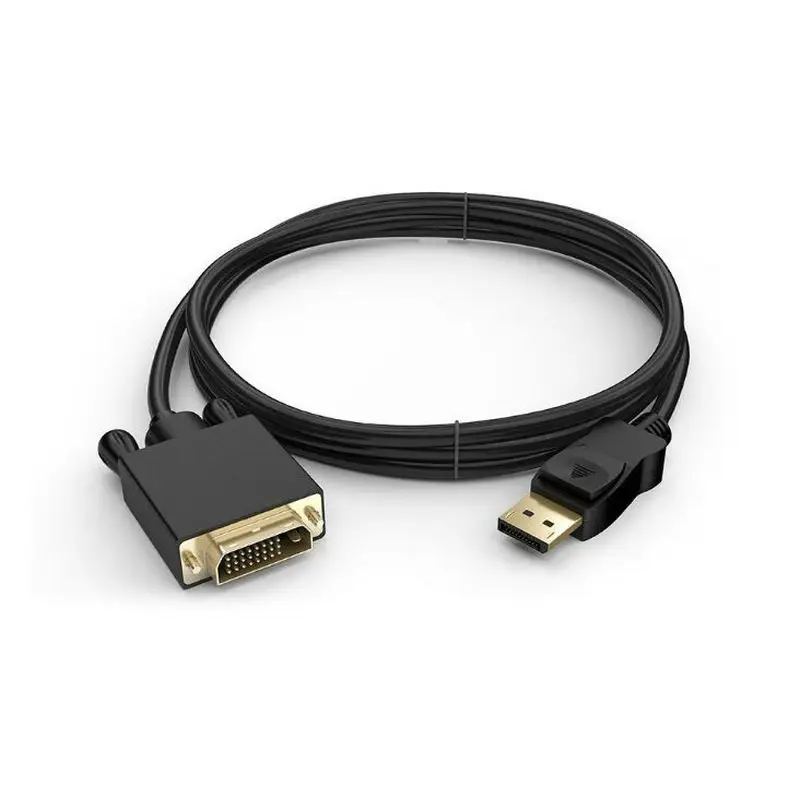

Порт дисплея к DVI кабелю папа-папа порт дисплея DP-DVI адаптер подключения 1080P 3D для HDTV PC проектора